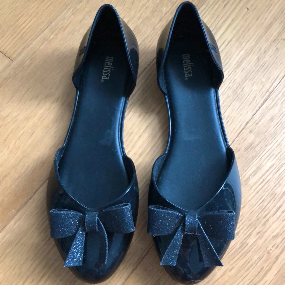 Melissa Jelly Ballet Flats with Bow